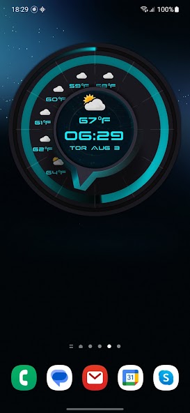 Clock Widgets With Weather