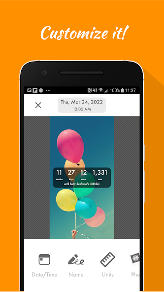 Birthday Countdown Widget