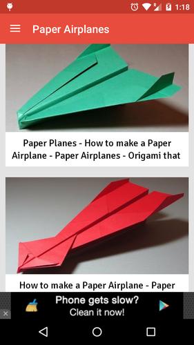 How to make paper Airplanes