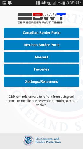 CBP Border Wait Times