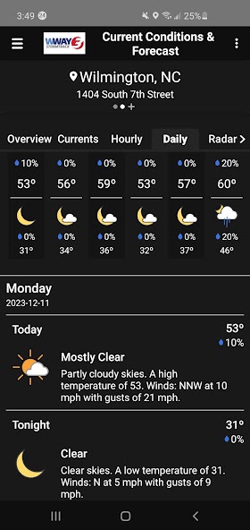 WWAY TV3 StormTrack 3 Weather