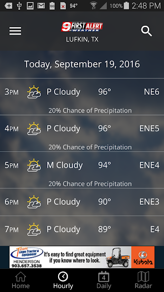 KTRE 9 First Alert Weather