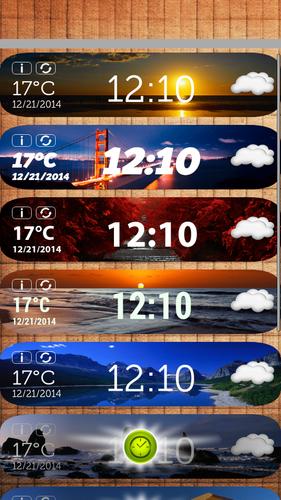 HD Weather and Clock Widget