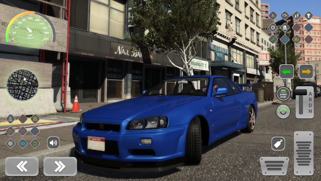 Skyline R34 GTR City Racetrack