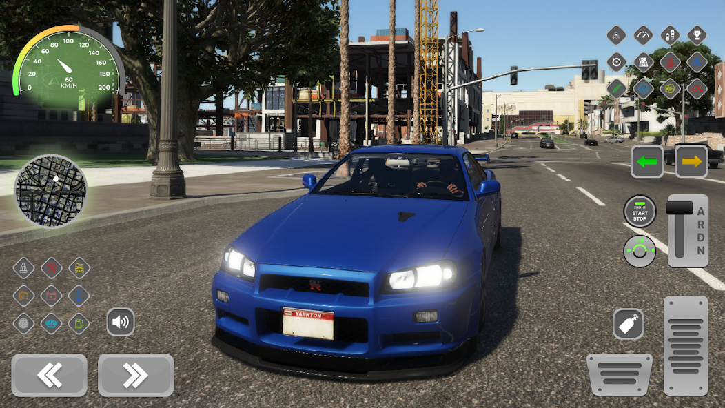 Skyline R34 GTR City Racetrack