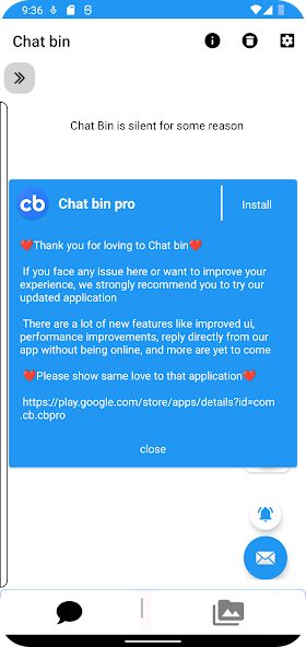 Chat Bin(Recover deleted chat)