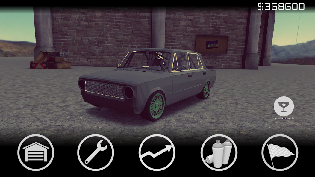 Drifting Lada VAZ Drift Racing