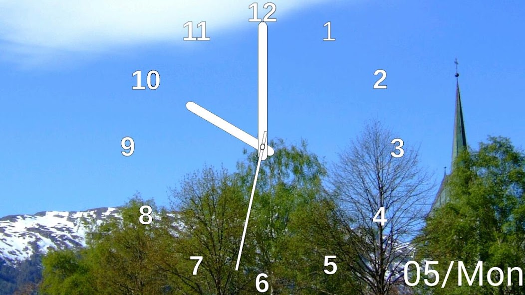 Slideshow Clock