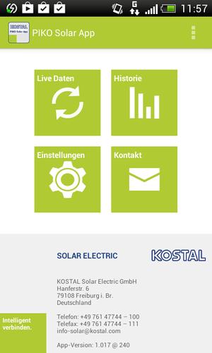 KOSTAL  Solar App