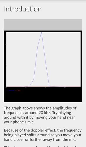 Doppler Motion Sensing Demo