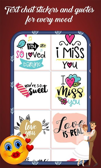 Valentine Love Emojis -Sticker