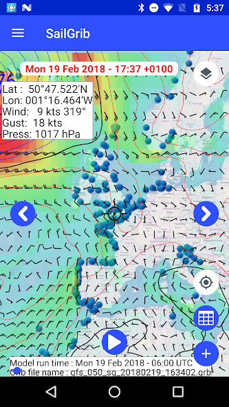 Marine Weather | SailGrib