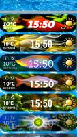 Aquarium Weather Clock Widget