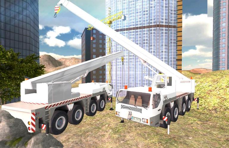 construction crane 3D