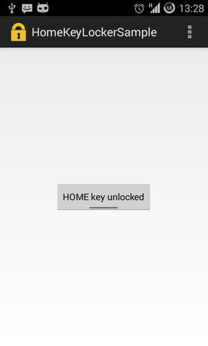 HomeKeyLocker for Android Demo