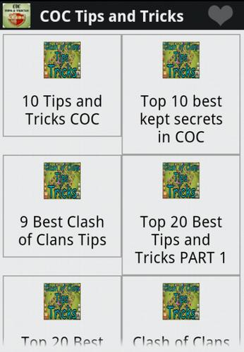 COC Tips and Tricks