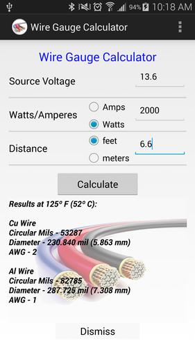 Wire Gauge Calculator