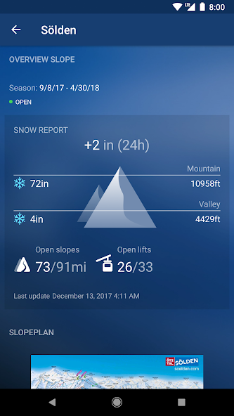 Snow Report Ski App