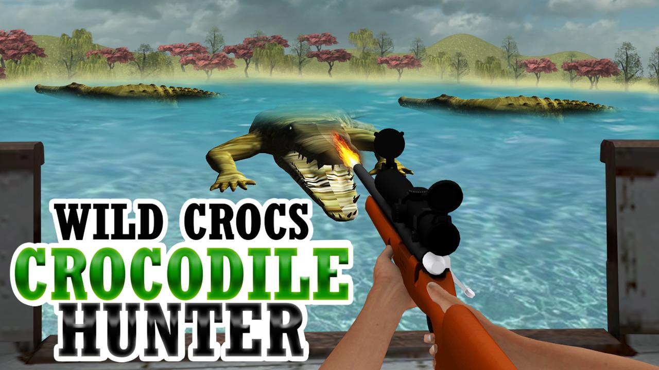 Wild Crocs-Crocodile Hunter 3D