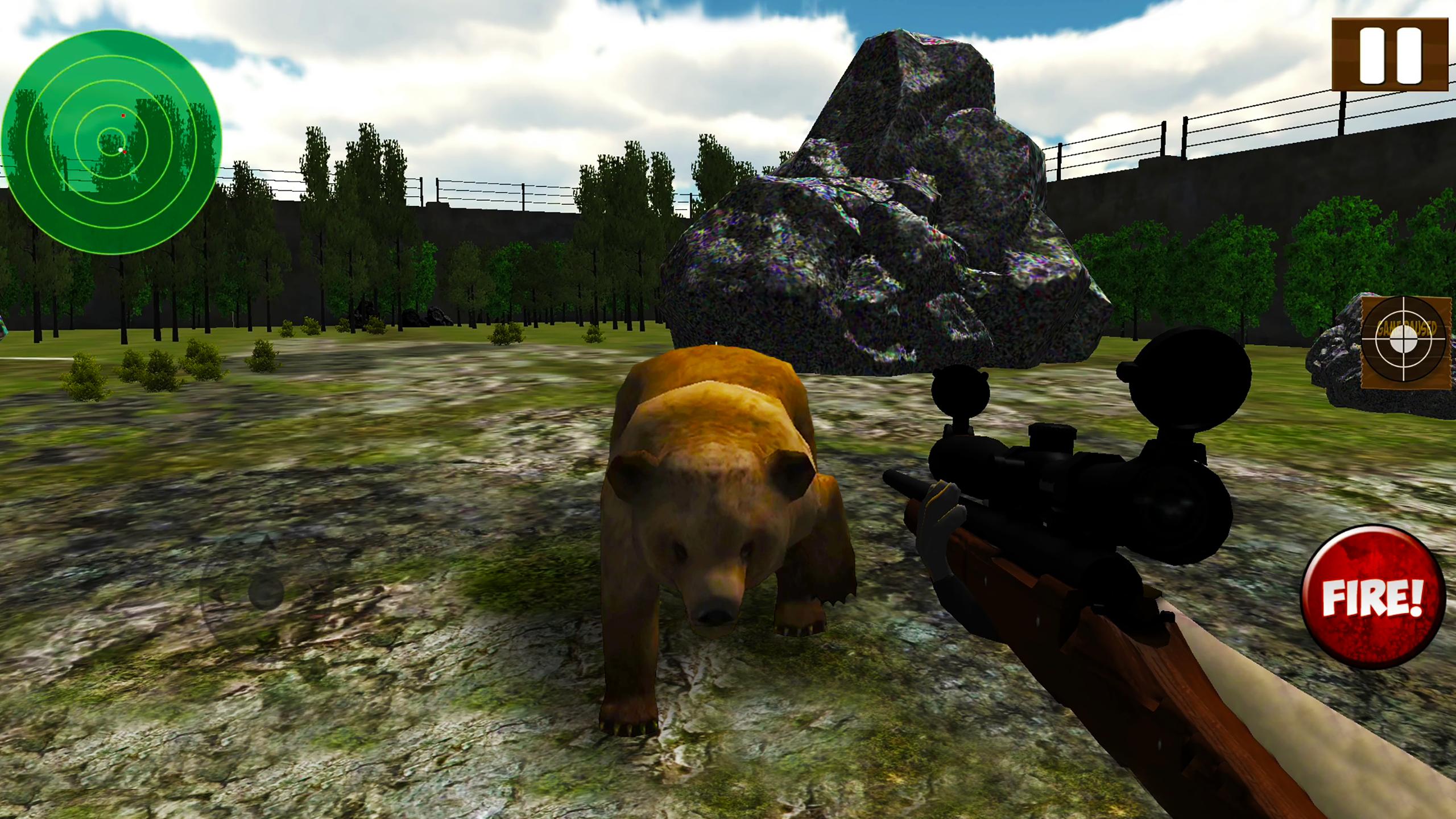 Jungle Bear Shooting Game