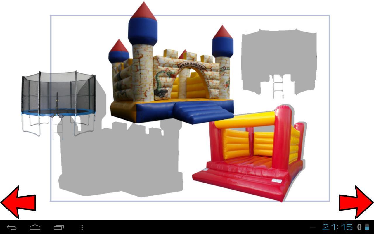 Puzzle for kids,bouncy castles