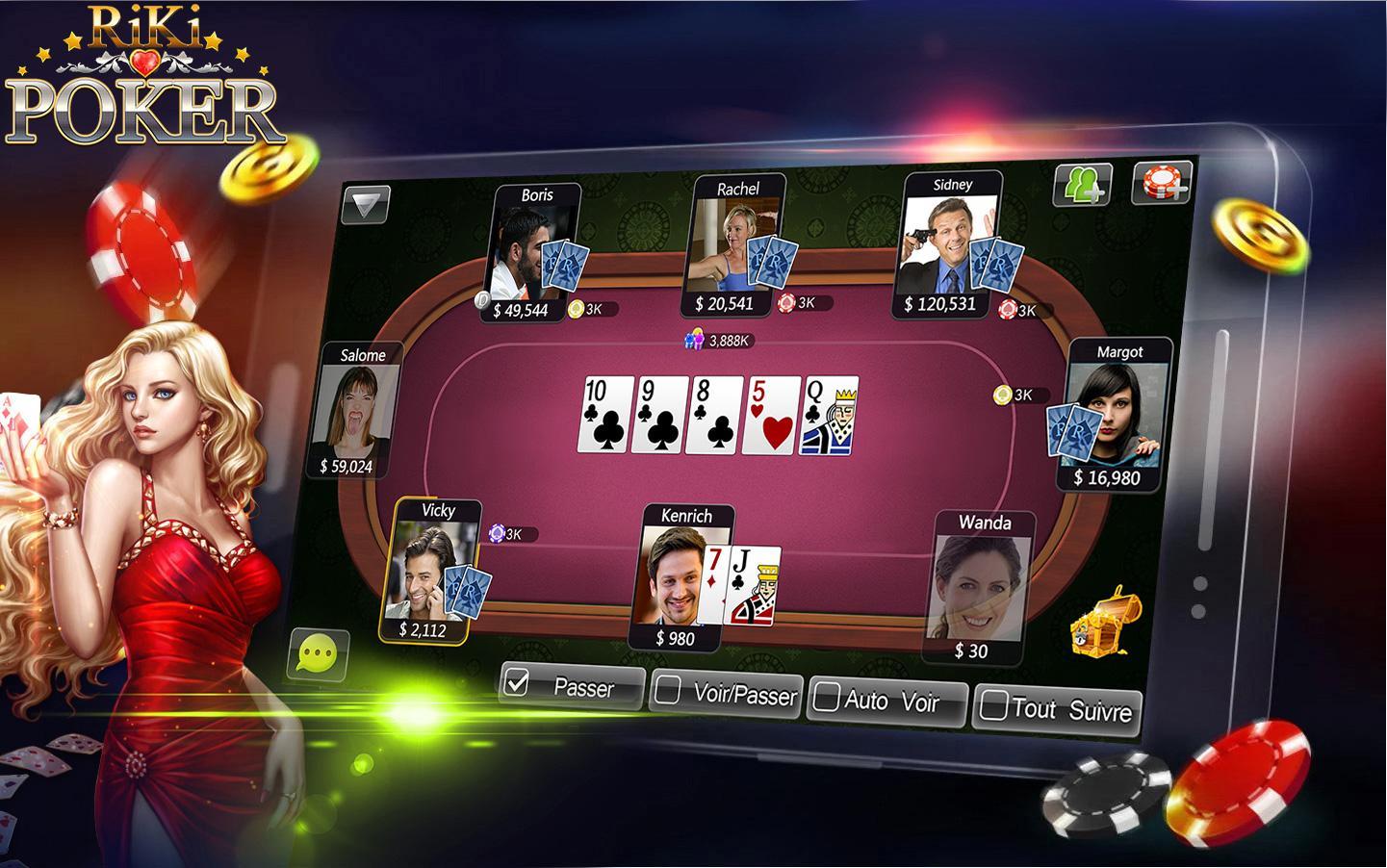 Riki Texas Holdem Poker FR