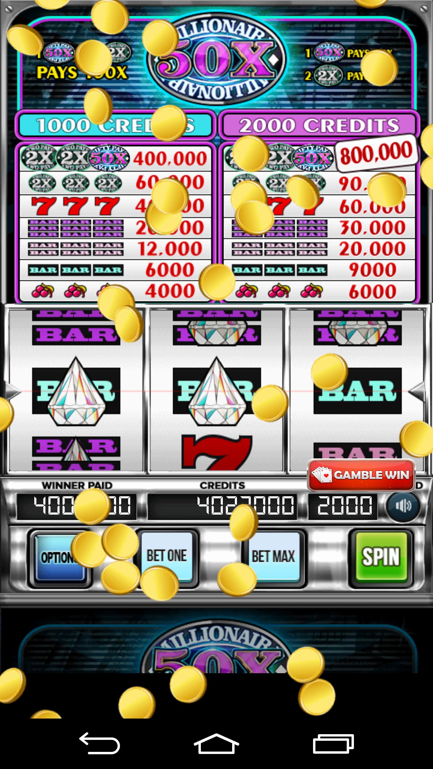 Millionaire 50x Slot Machine