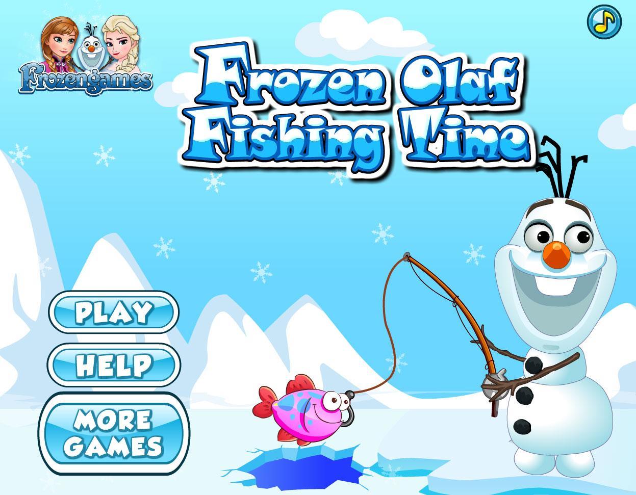 Fishing With Frozen Snowman