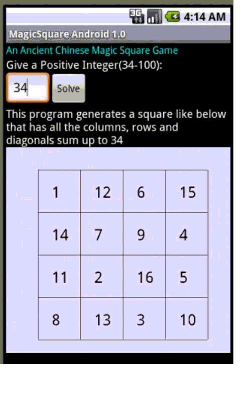 15-puzzle MagicSquare game