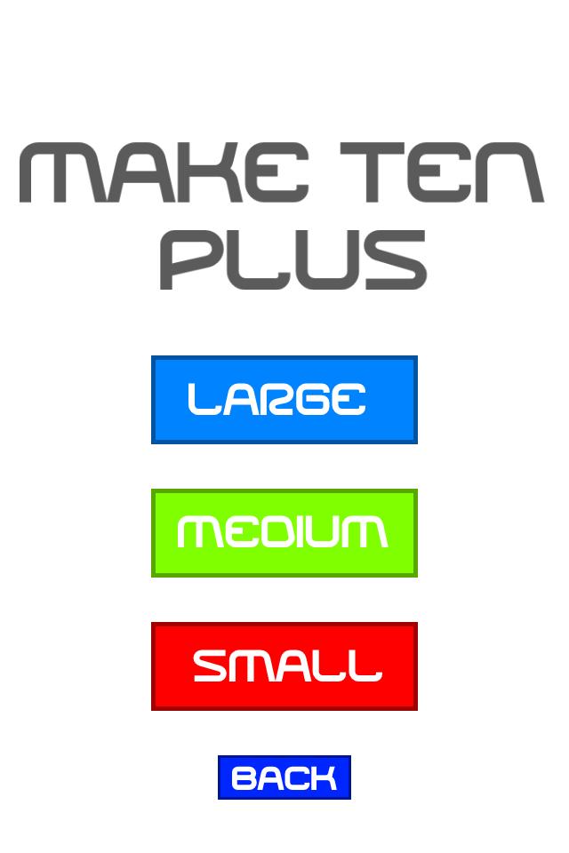 Make Ten Plus