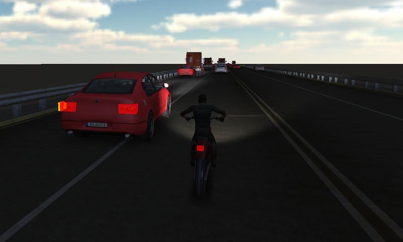 Highway Traffic Moto Racer 3D