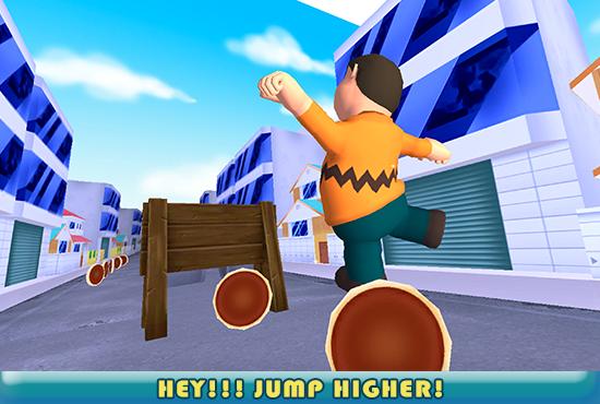 3D Big Boy City Run Dash Surf