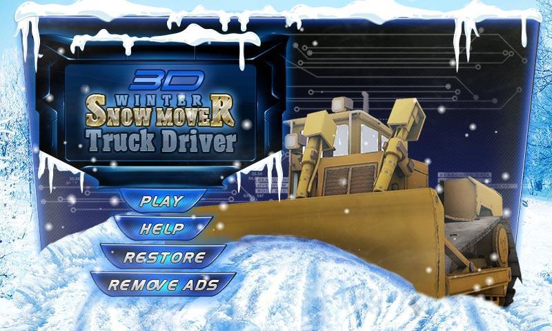 Snow Mover Truck Simulator 3D