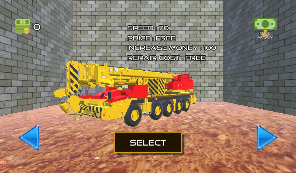 Crane Simulator 3D