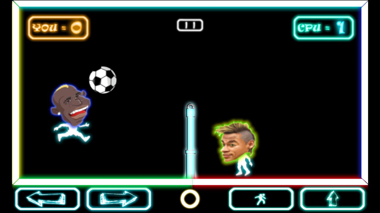 Glow Head Soccer