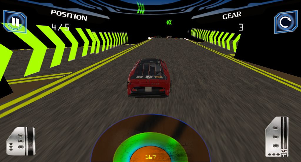 3D car racing