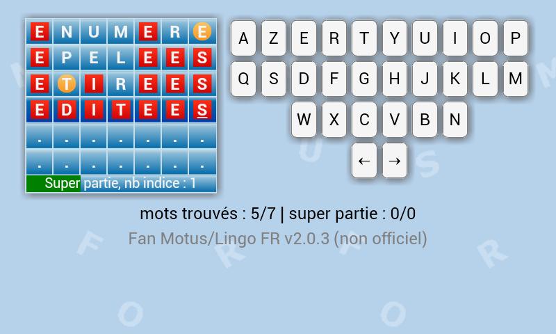 MOTUS FR LINGO FAN