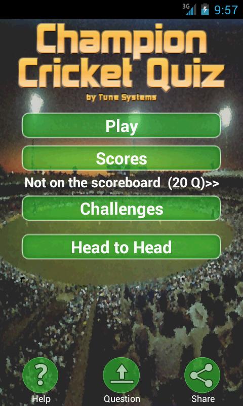 Champion Cricket Quiz