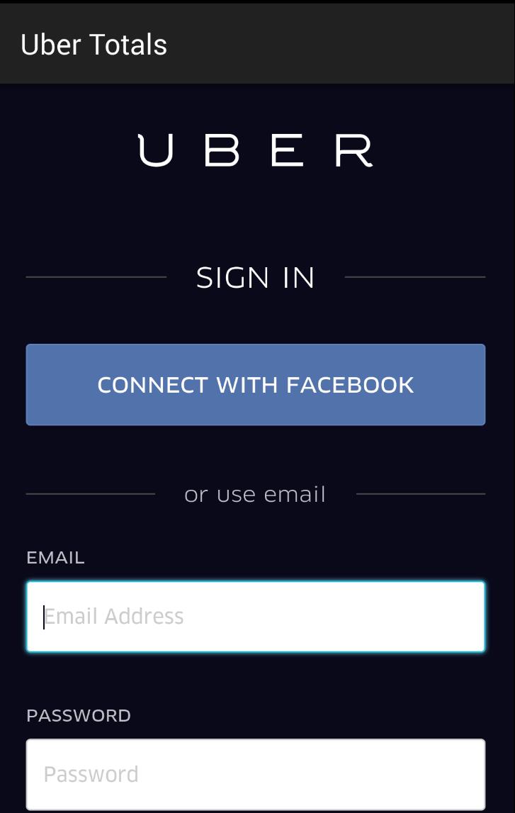 Stats for Uber - Your Totals