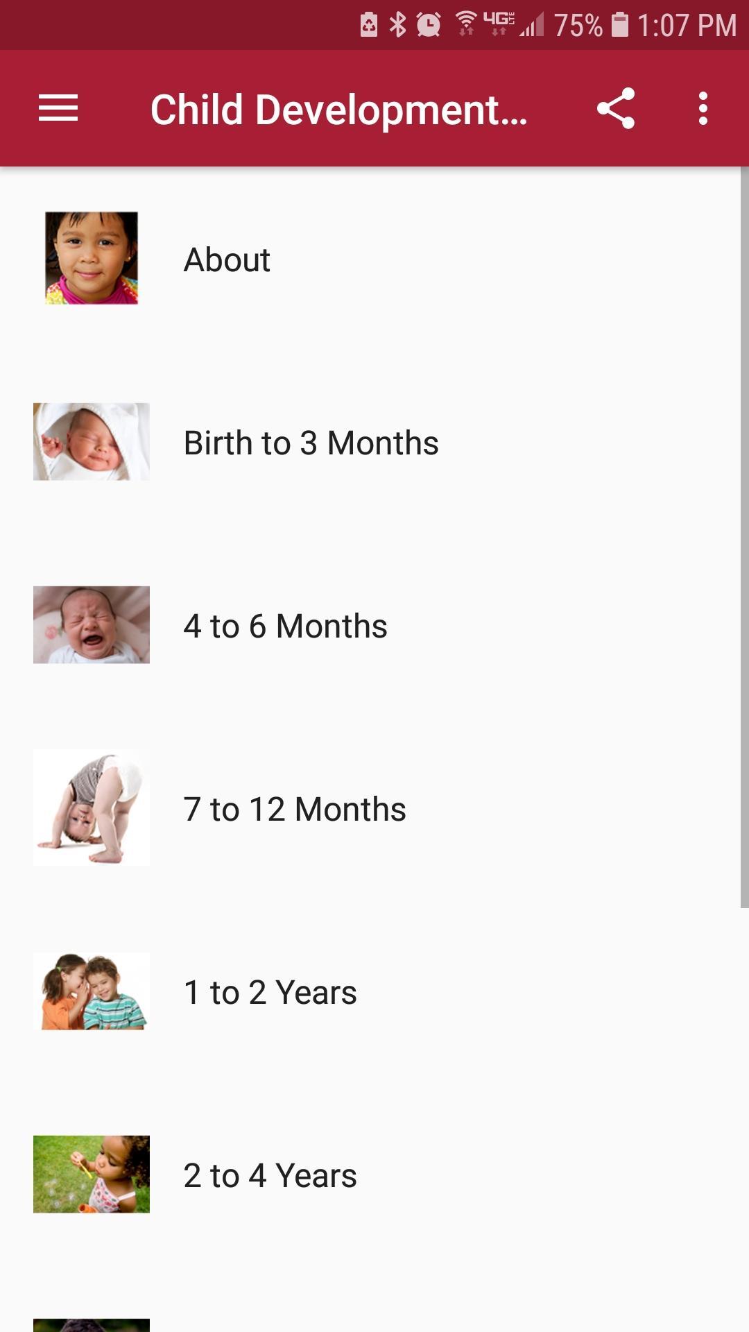 Child Development Milestones