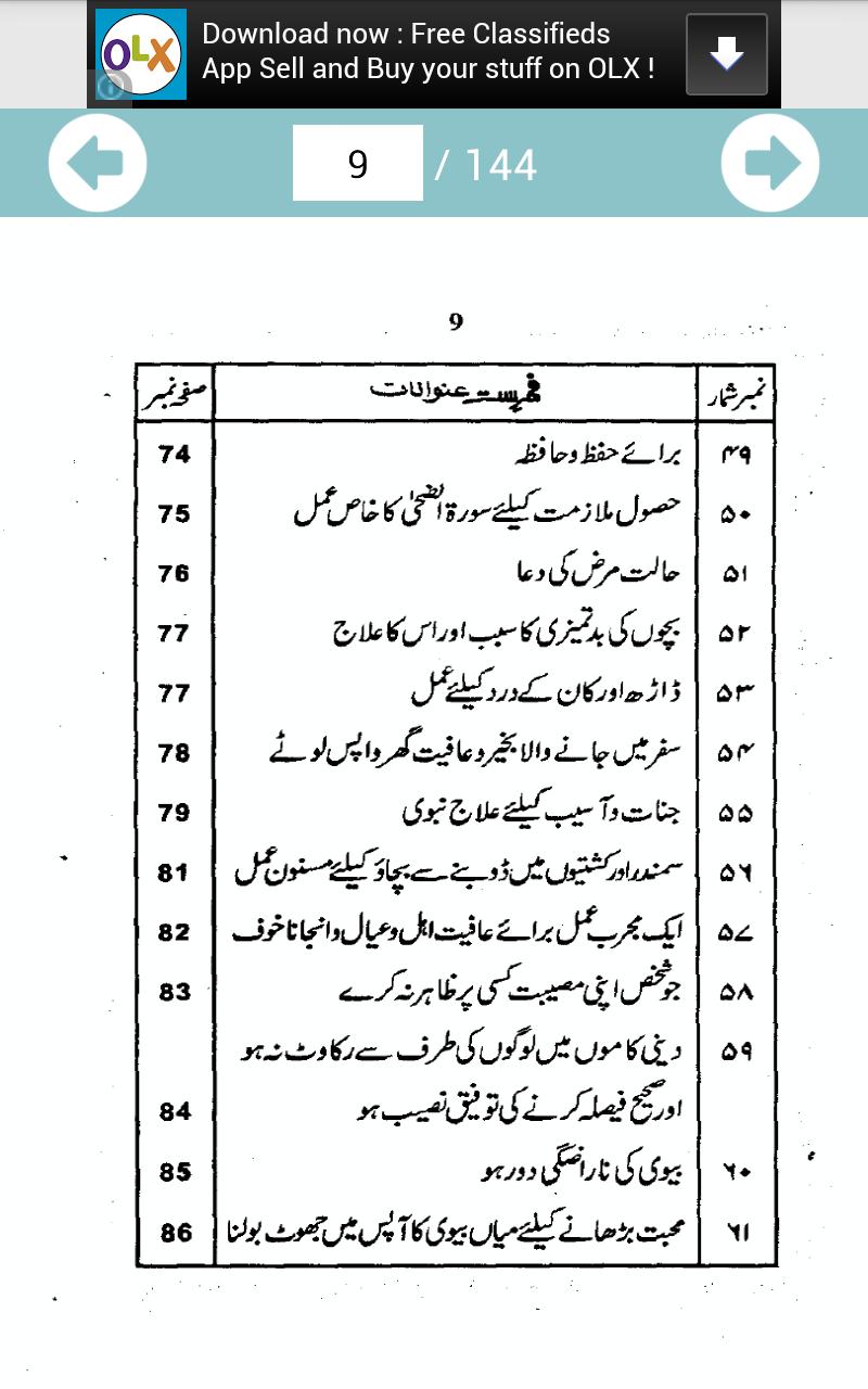 Roohani Nuskhai (URDU)