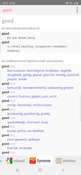 Alle Nederlands Woordenboek