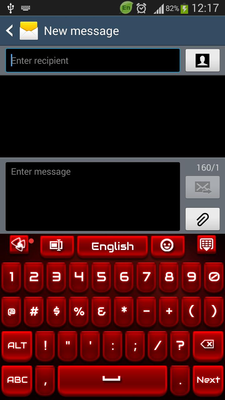 Red Keyboard