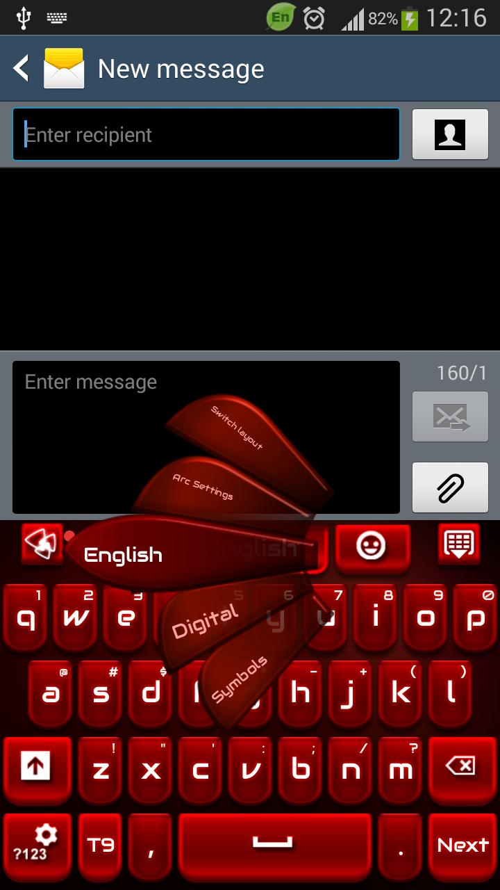 Red Keyboard