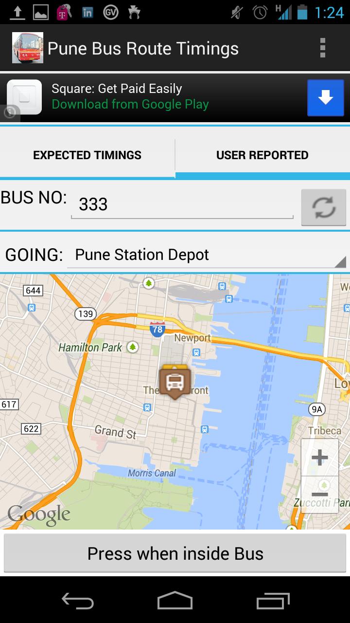 Pune PMPML Bus Route Timings