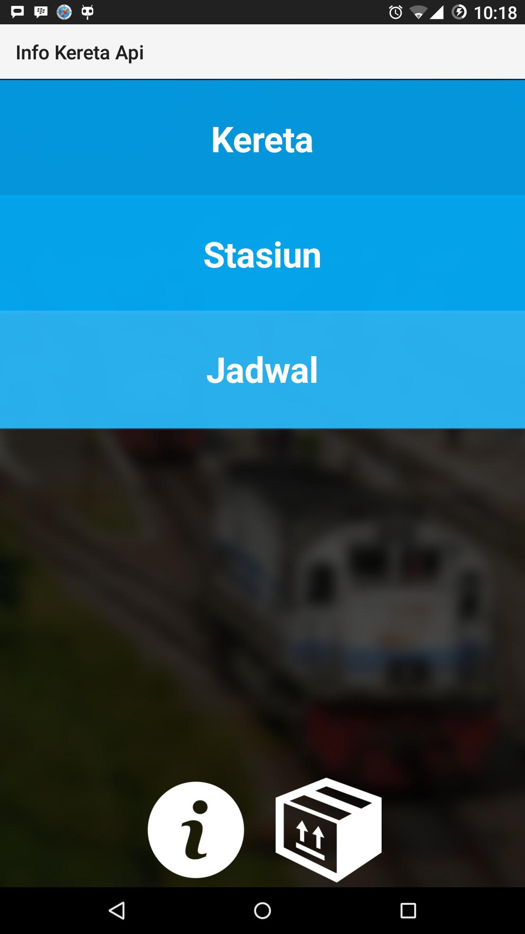 Info Jadwal Kereta Api