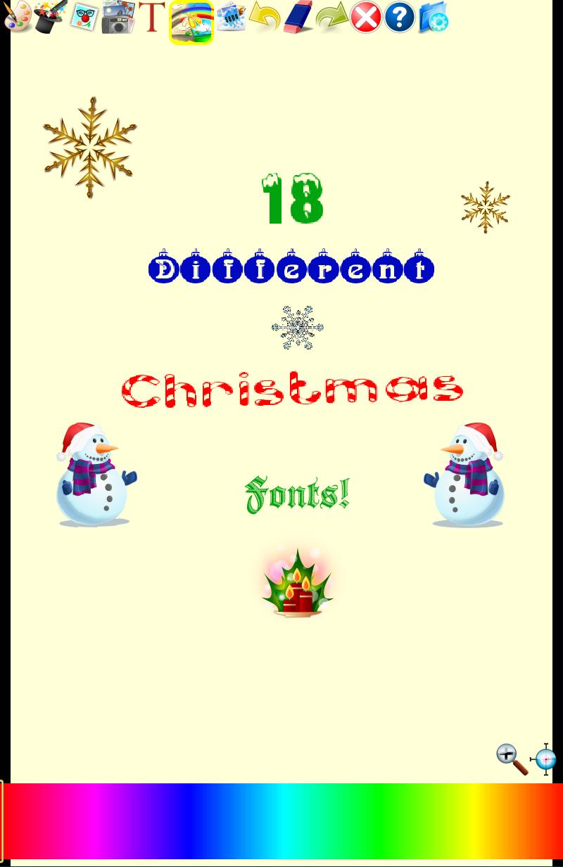 Christmas Fonts 4 Doodle Text!