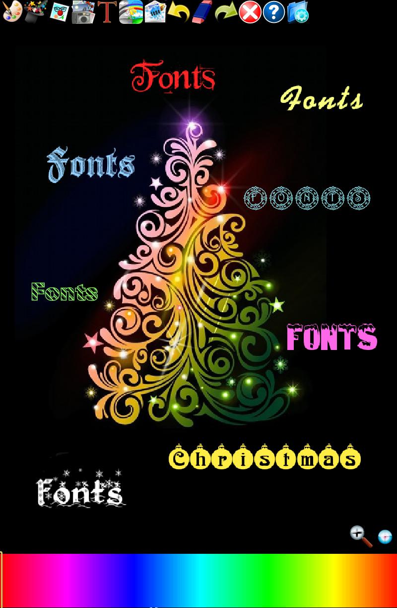 Christmas Fonts 4 Doodle Text!