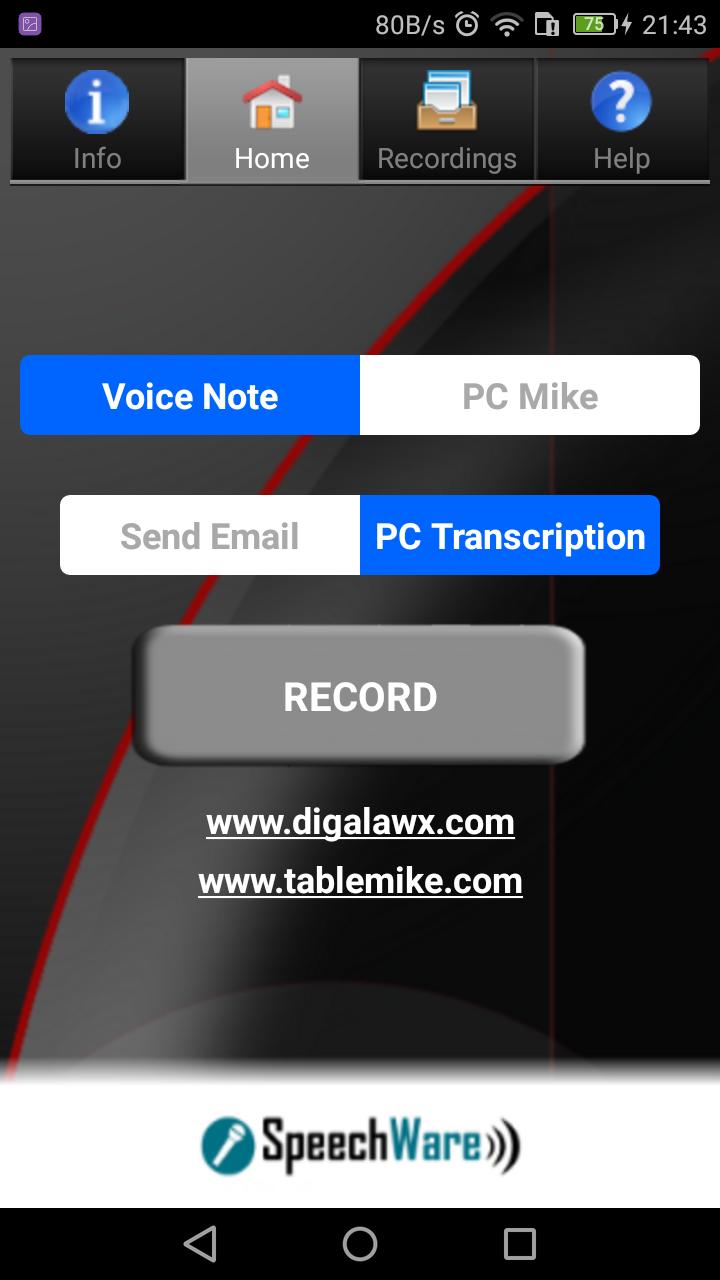 SpeechWare MikeRecorder