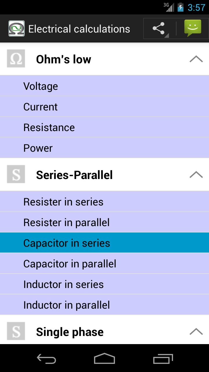 Electrical Calc & Formulas